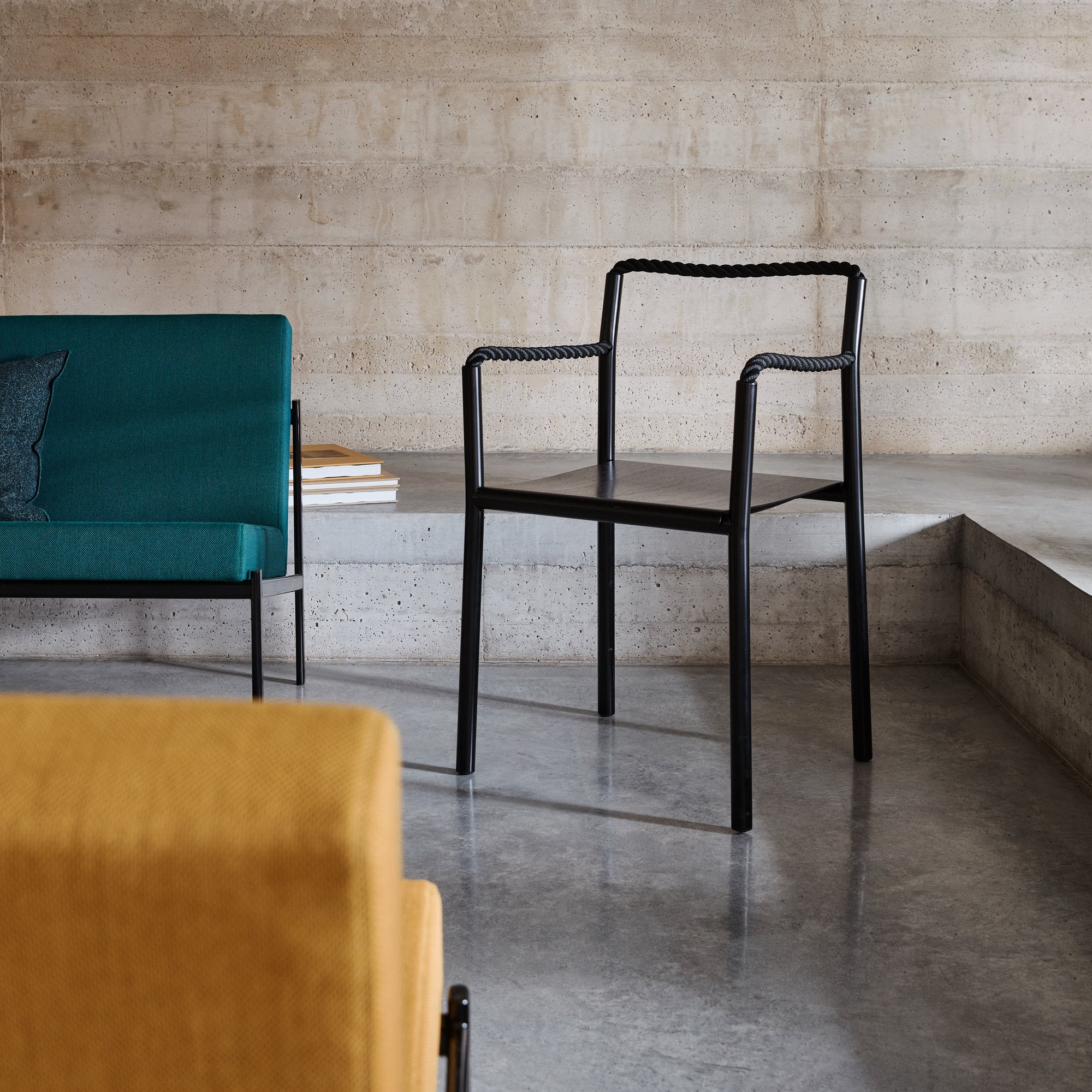 Artek - Rope Chair | schwarz/schwarz