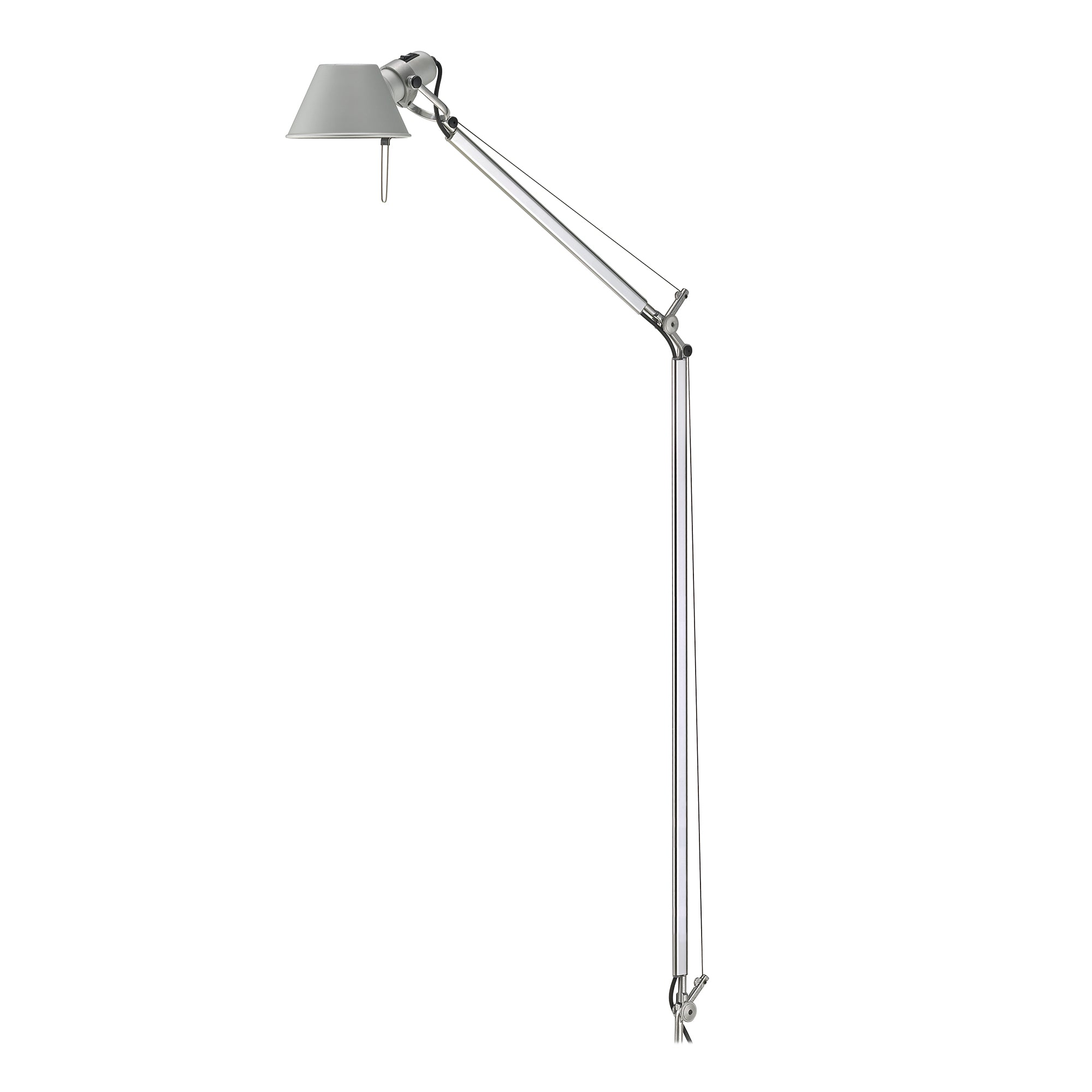 Artemide - Tolomeo Lettura Stehleuchte | alusilber