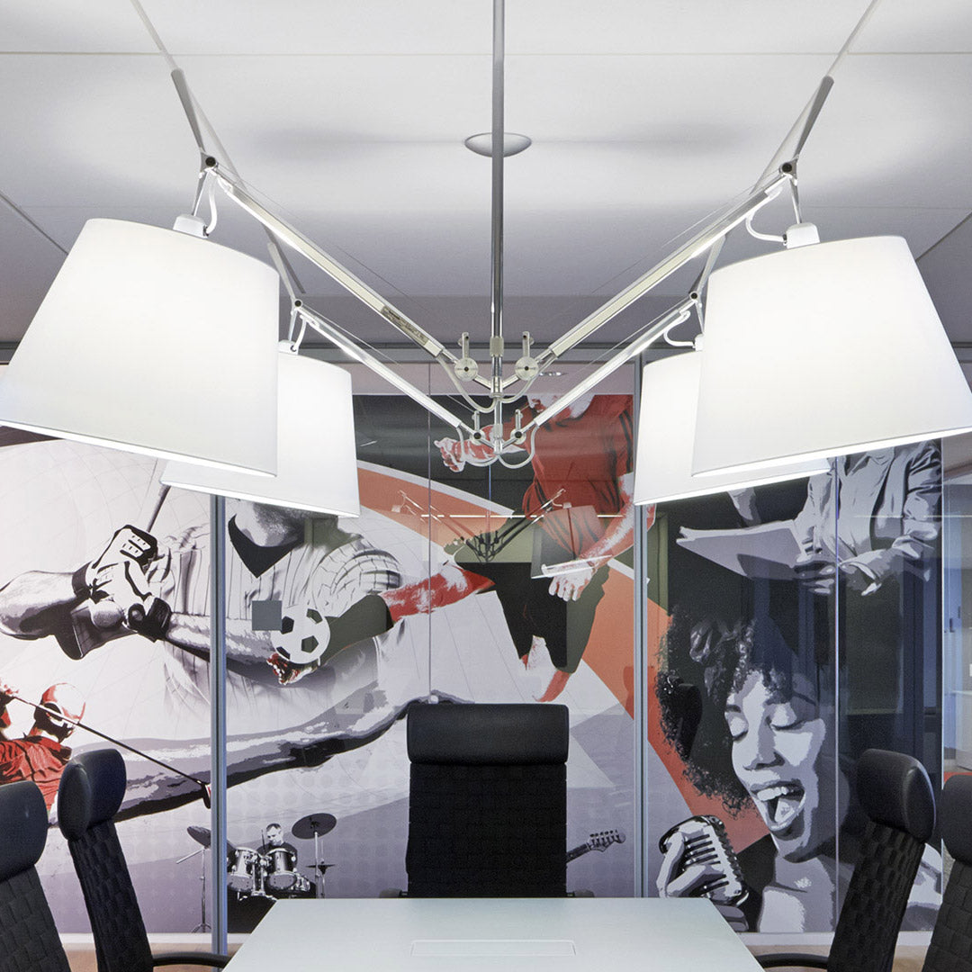 Artemide - Tolomeo Suspension Basculante Due Bracci Pendelleuchte, aluminium | 