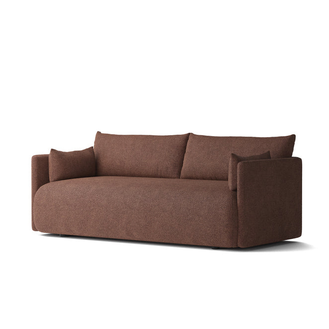 Audo - Offset Sofa | Audo Bouclé bordeaux (08) / 2-Sitzer