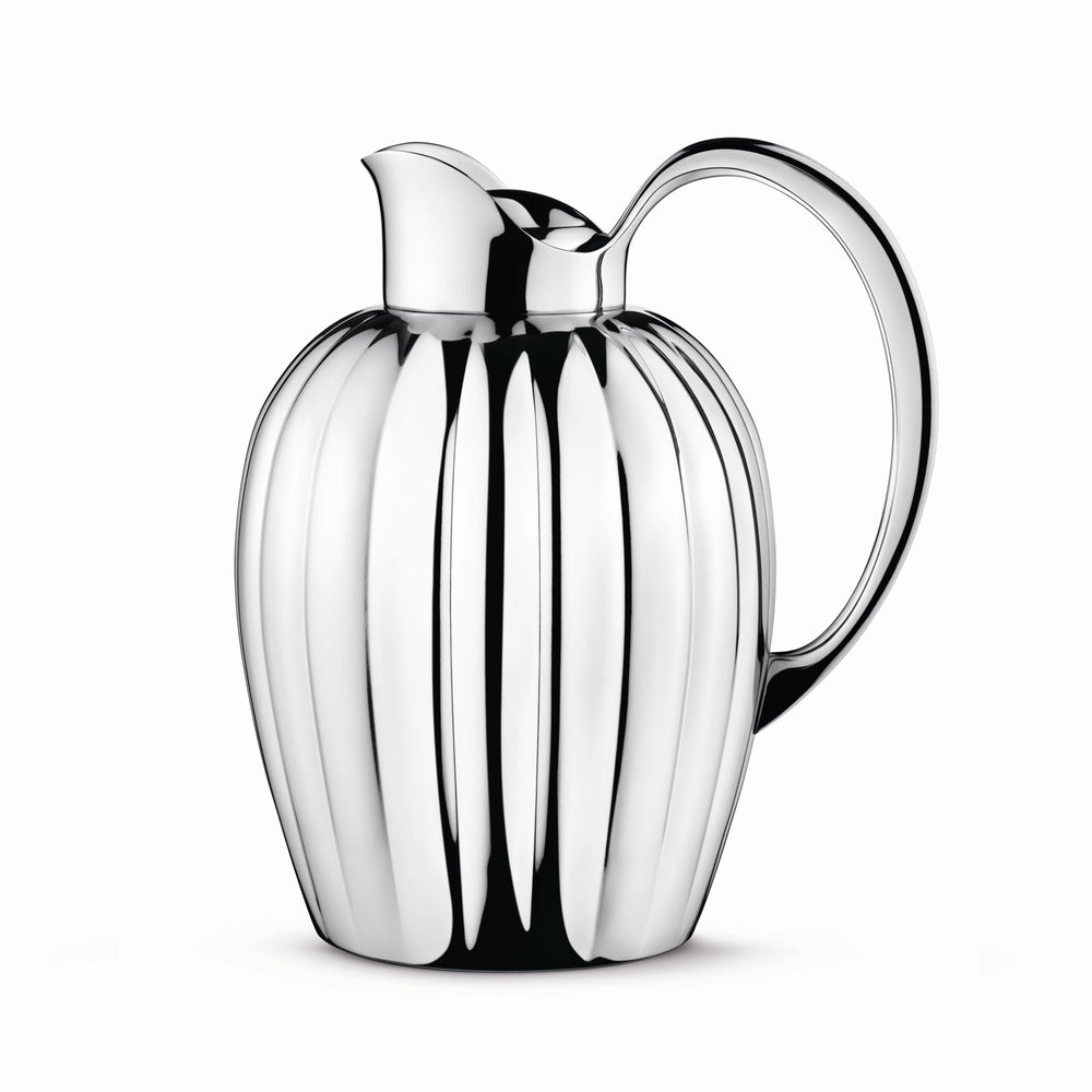 Georg Jensen - Bernadotte Thermoskanne | 1 l / silber