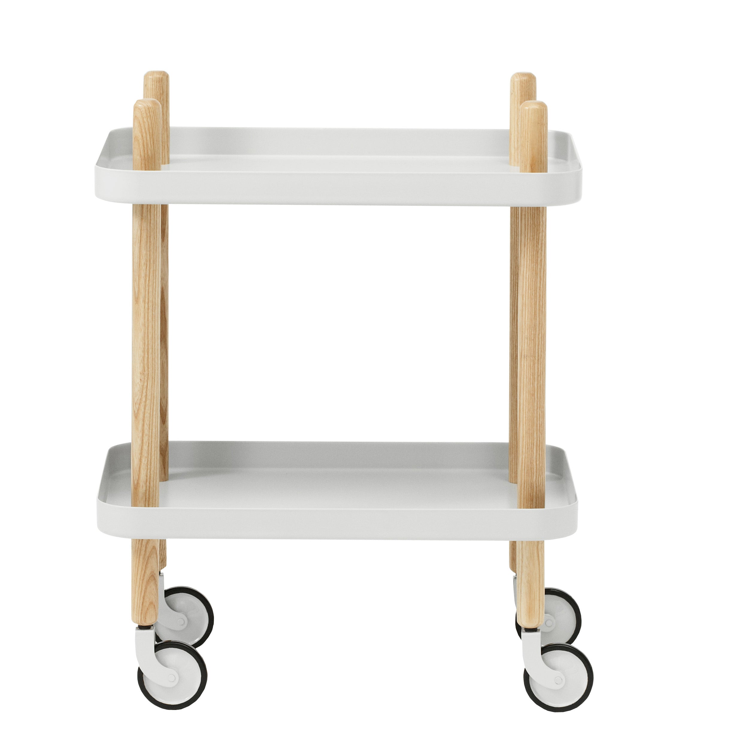 Normann Copenhagen - Block Beistellwagen | Esche/hellgrau