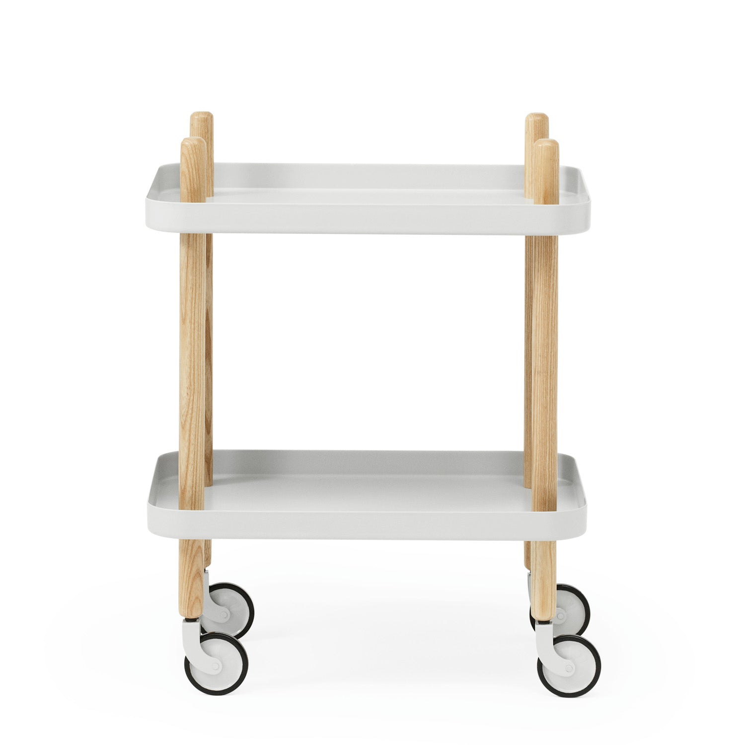 Normann Copenhagen - Block Beistellwagen | Esche/hellgrau