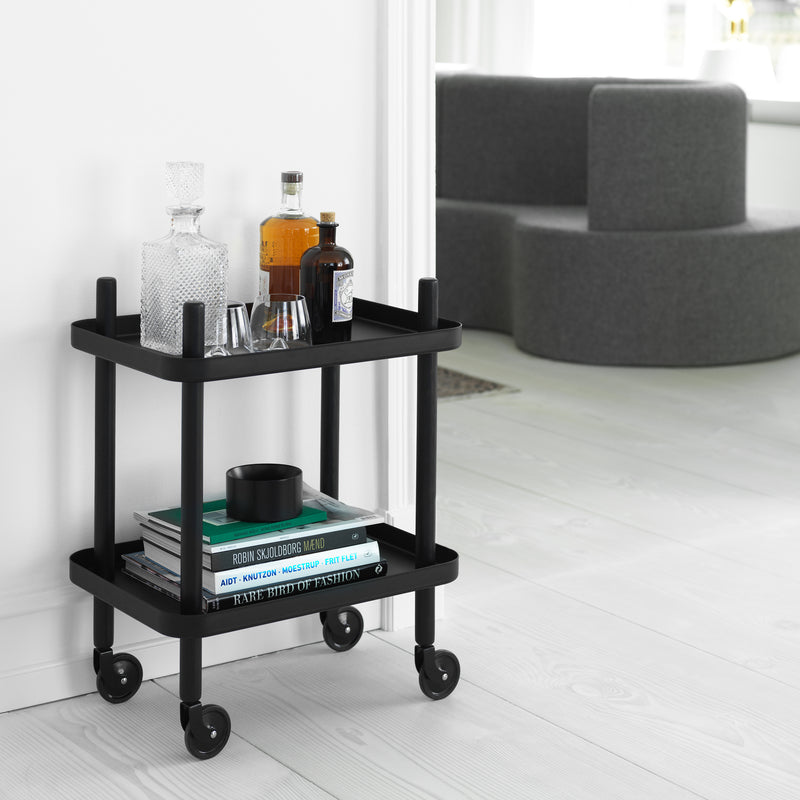 Normann Copenhagen - Block Beistellwagen | schwarz