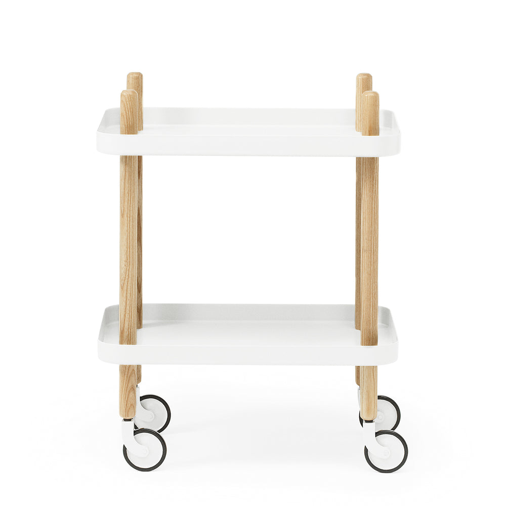 Normann Copenhagen - Block Beistellwagen | Esche/weiß