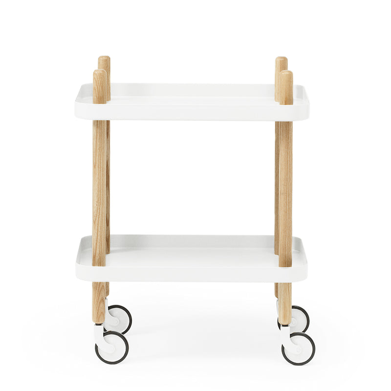 Normann Copenhagen - Block Beistellwagen | Esche/weiß