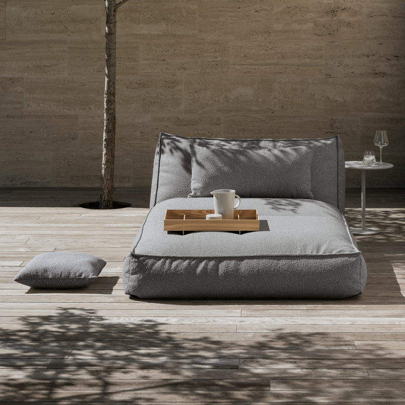 Blomus - Stay Outdoor-Bett | 120 x 190 cm / stone bouclé