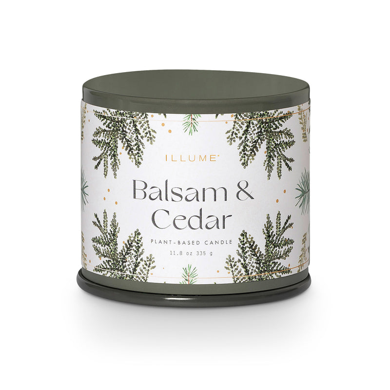 Bloomingville - ILLUME Vanity Tin Duftkerze | Balsam & Cedar