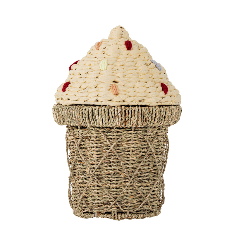 Bloomingville Mini - Cillie Korb mit Deckel | H 41 cm