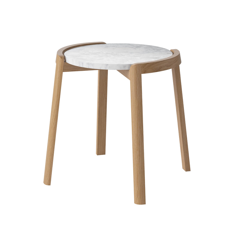 Bolia - Mix Coffee Table | Marmor weiß / Ø 46 cm