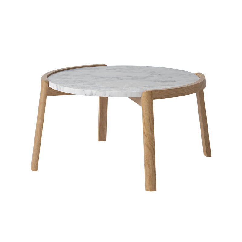Bolia - Mix Coffee Table | Marmor weiß / Ø 65 cm