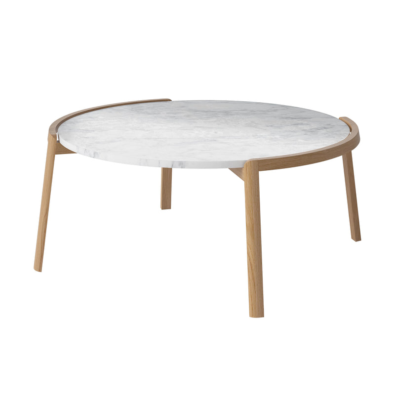 Bolia - Mix Coffee Table | Marmor weiß / Ø 94 cm