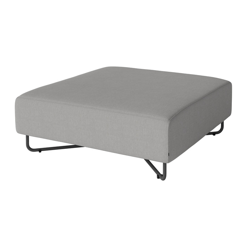Bolia - Orlando Outdoor Pouf | Brezza hellgrau / 100 x 100 cm