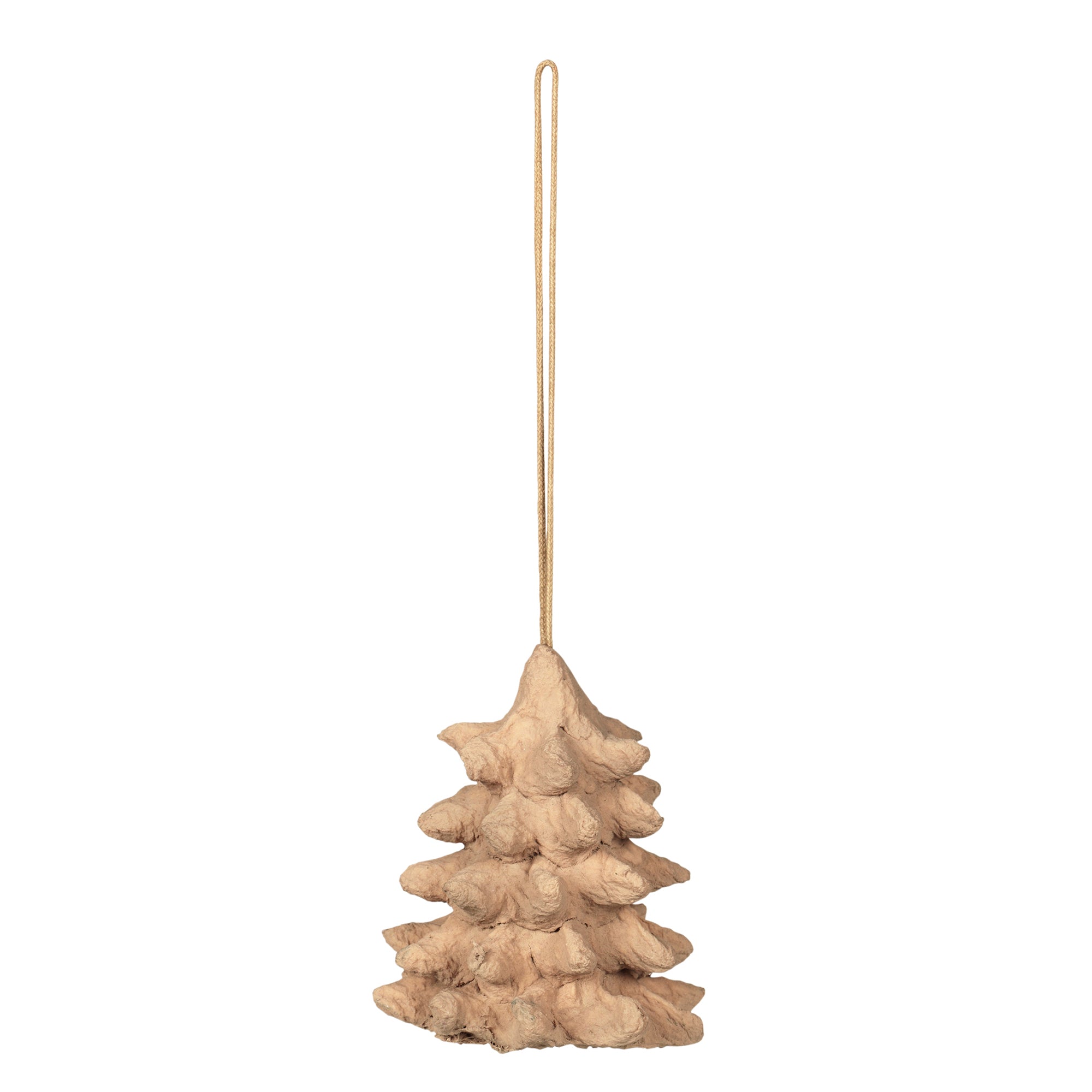 Broste Copenhagen - Christmas Pulp Deko-Anhänger | Tannenbaum / braun