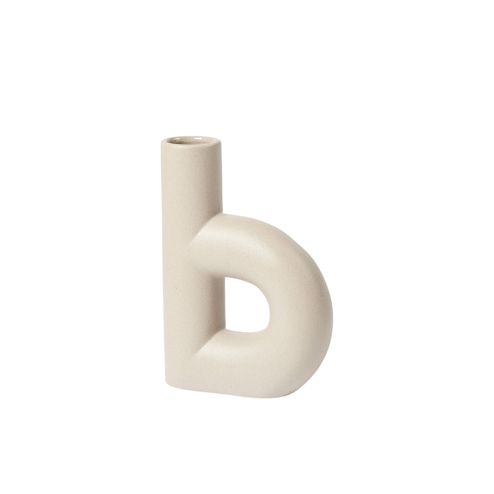 Broste Copenhagen - Hector Vase | b / dove grey
