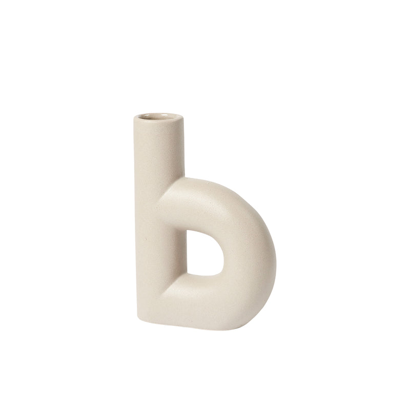 Broste Copenhagen - Hector Vase | b / dove grey