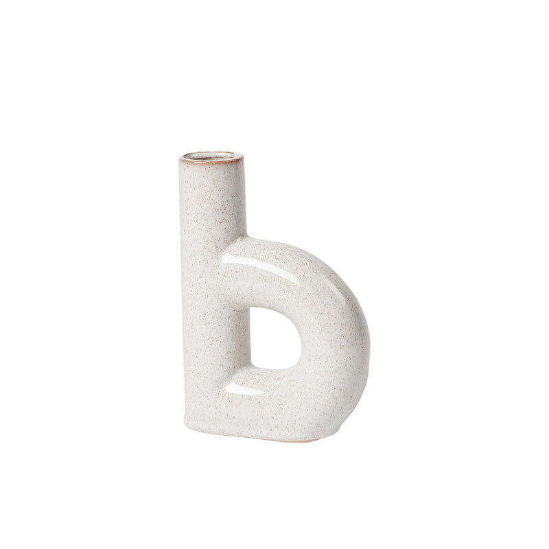Broste Copenhagen - Hector Vase | b / rainy day grey