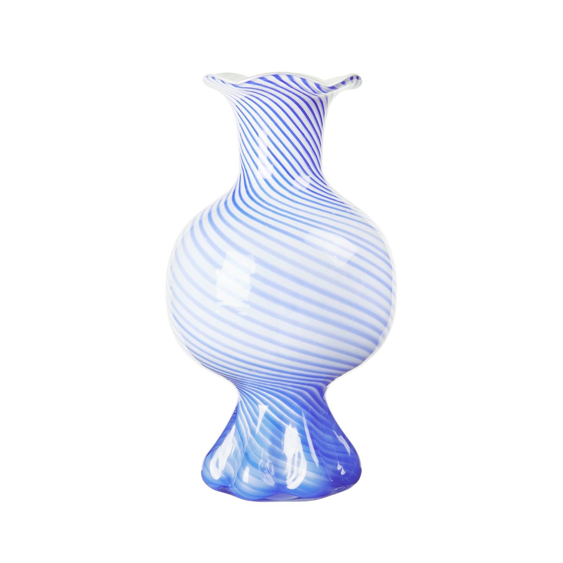 Broste Copenhagen - Mella Vase | intense blue