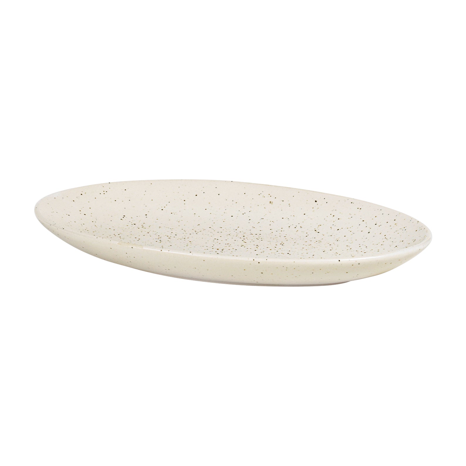 Broste Copenhagen - Nordic Vanilla Servierplatte | oval / 22 x 13,6 cm