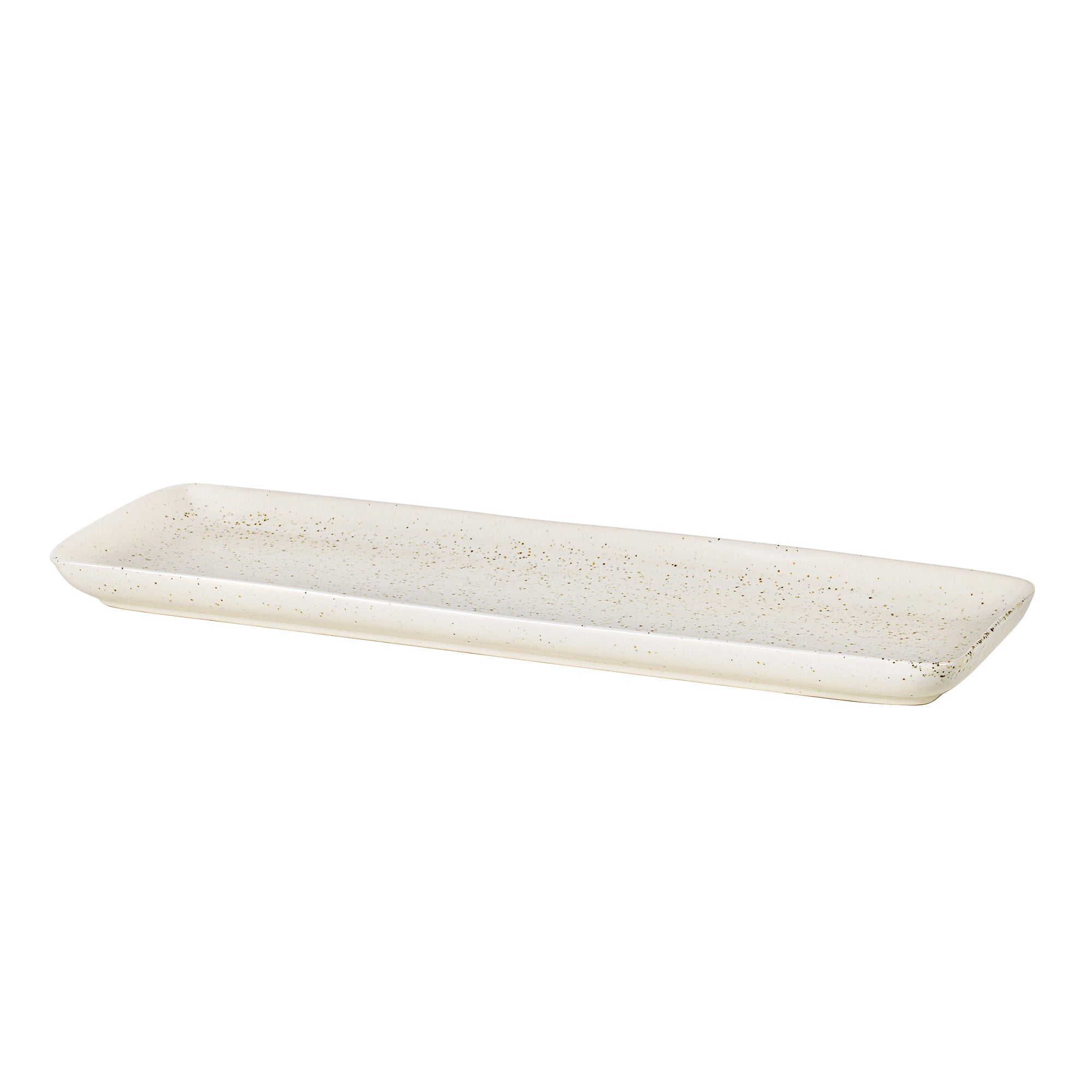 Broste Copenhagen - Nordic Vanilla Servierplatte | rechteckig / 35 x 12,5 cm
