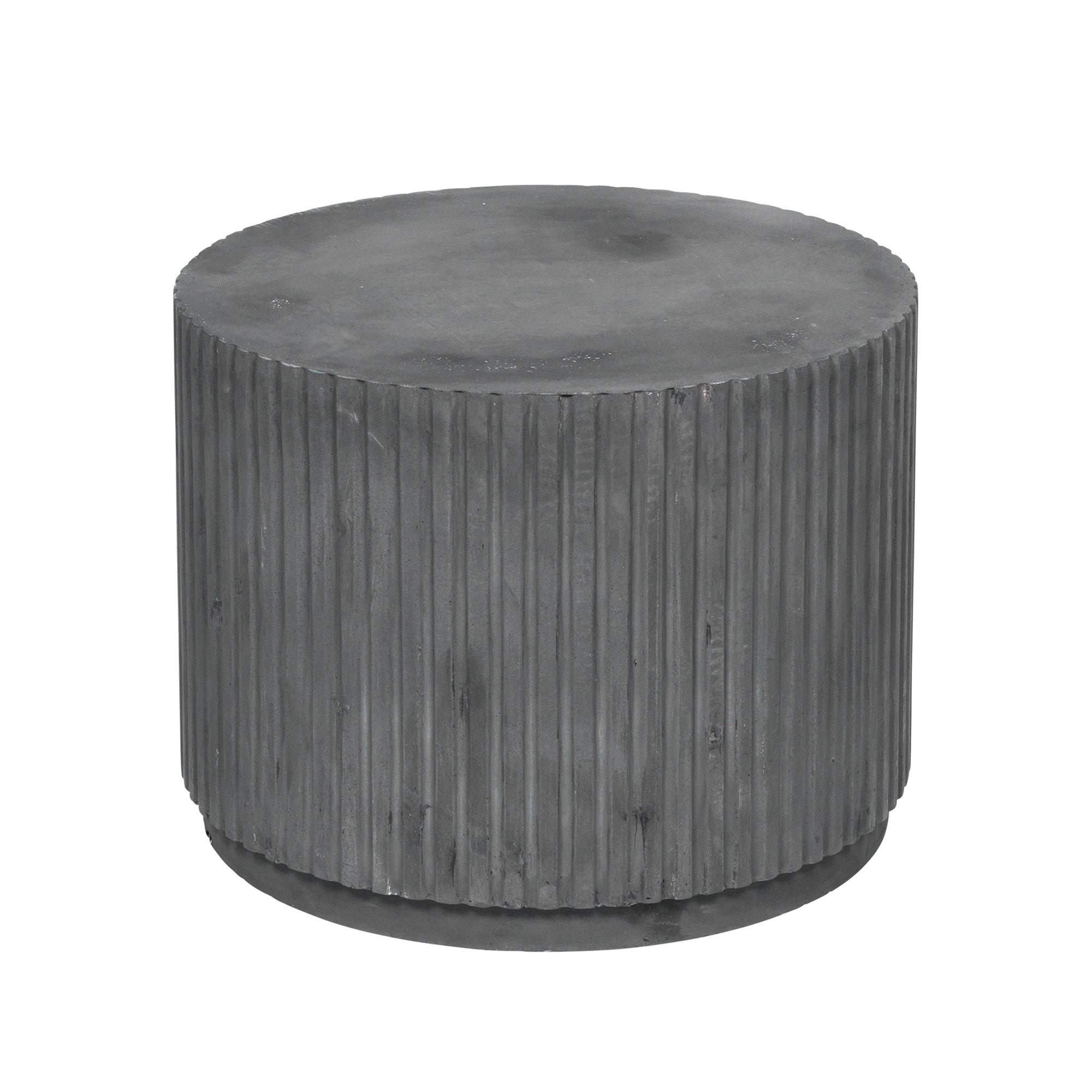 Broste Copenhagen - Rillo Beistelltisch | Ø 56 x H 42 cm / charcoal