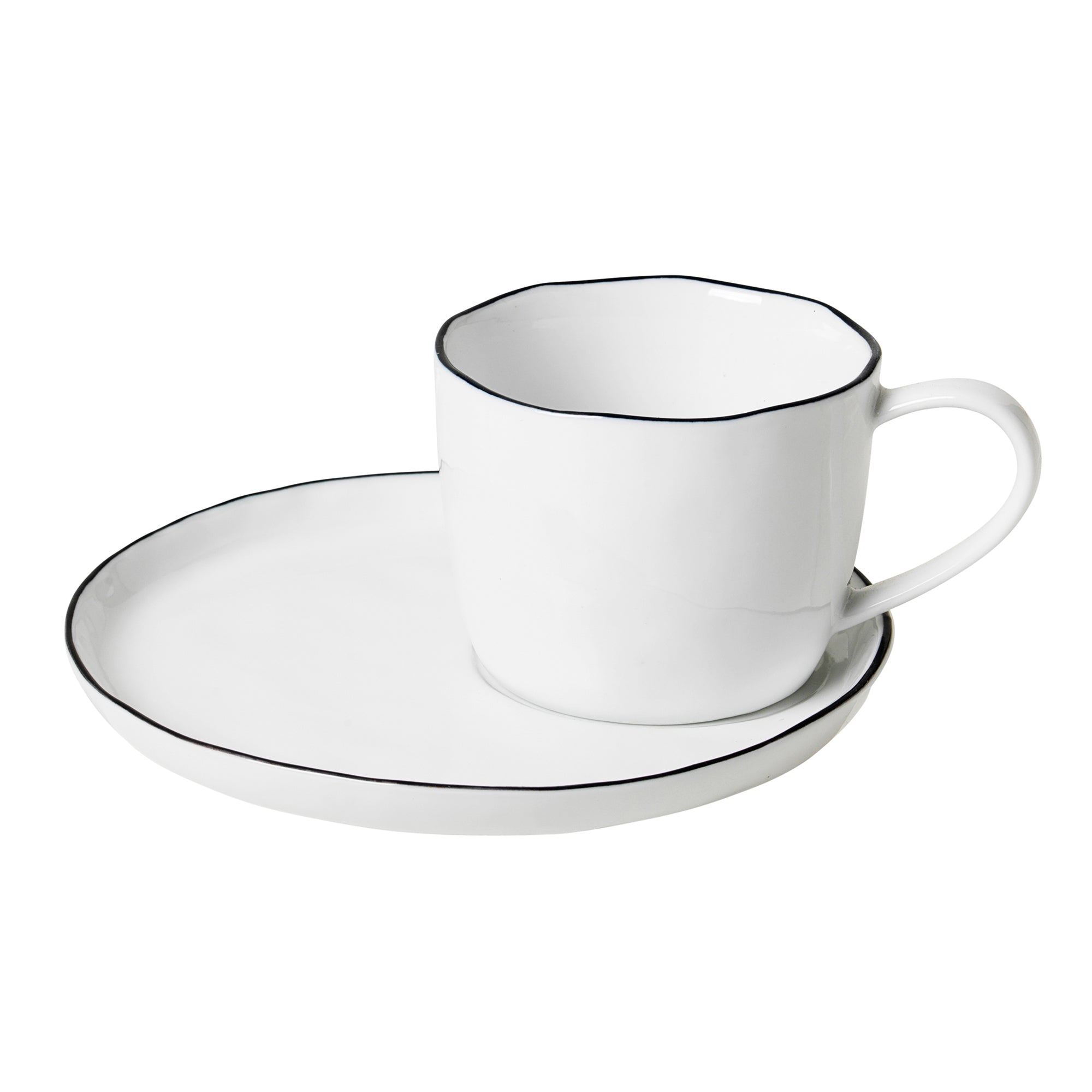 Broste Copenhagen - Salt Tasse mit Untertasse | 150 ml