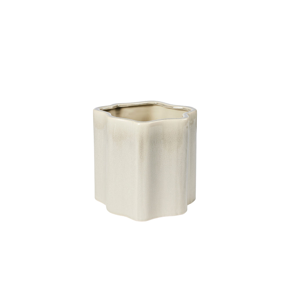 Broste Copenhagen - Sonja Übertopf | H 20 cm / grau