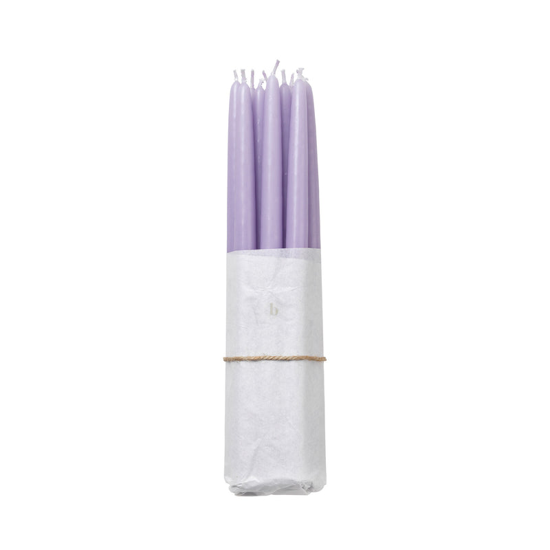 Broste Copenhagen - Tapers getauchte Spitzkerze | orchid light purple