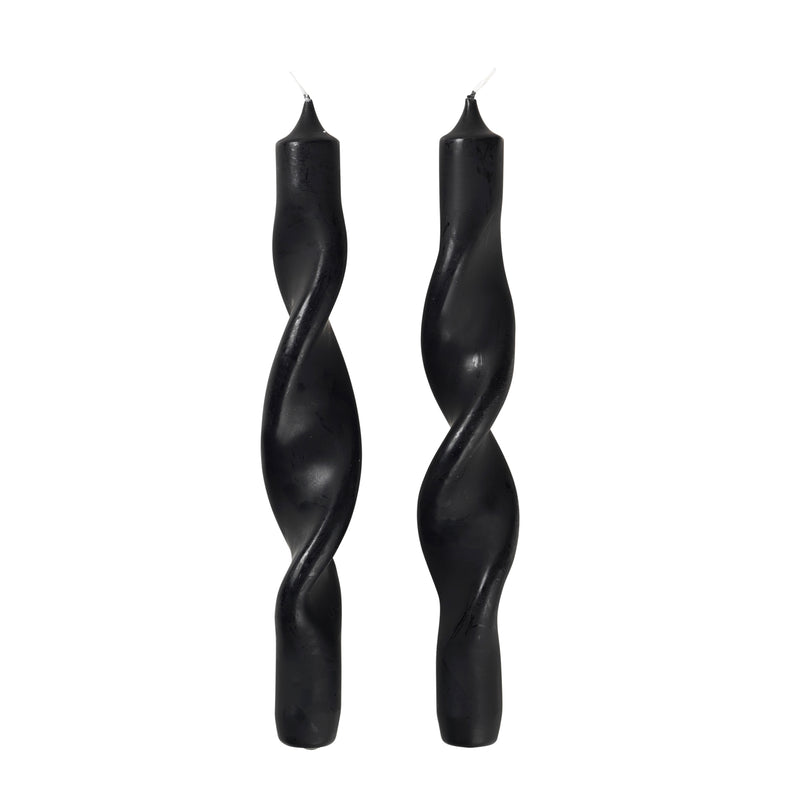 Broste Copenhagen - Twist Kerzen | simply black