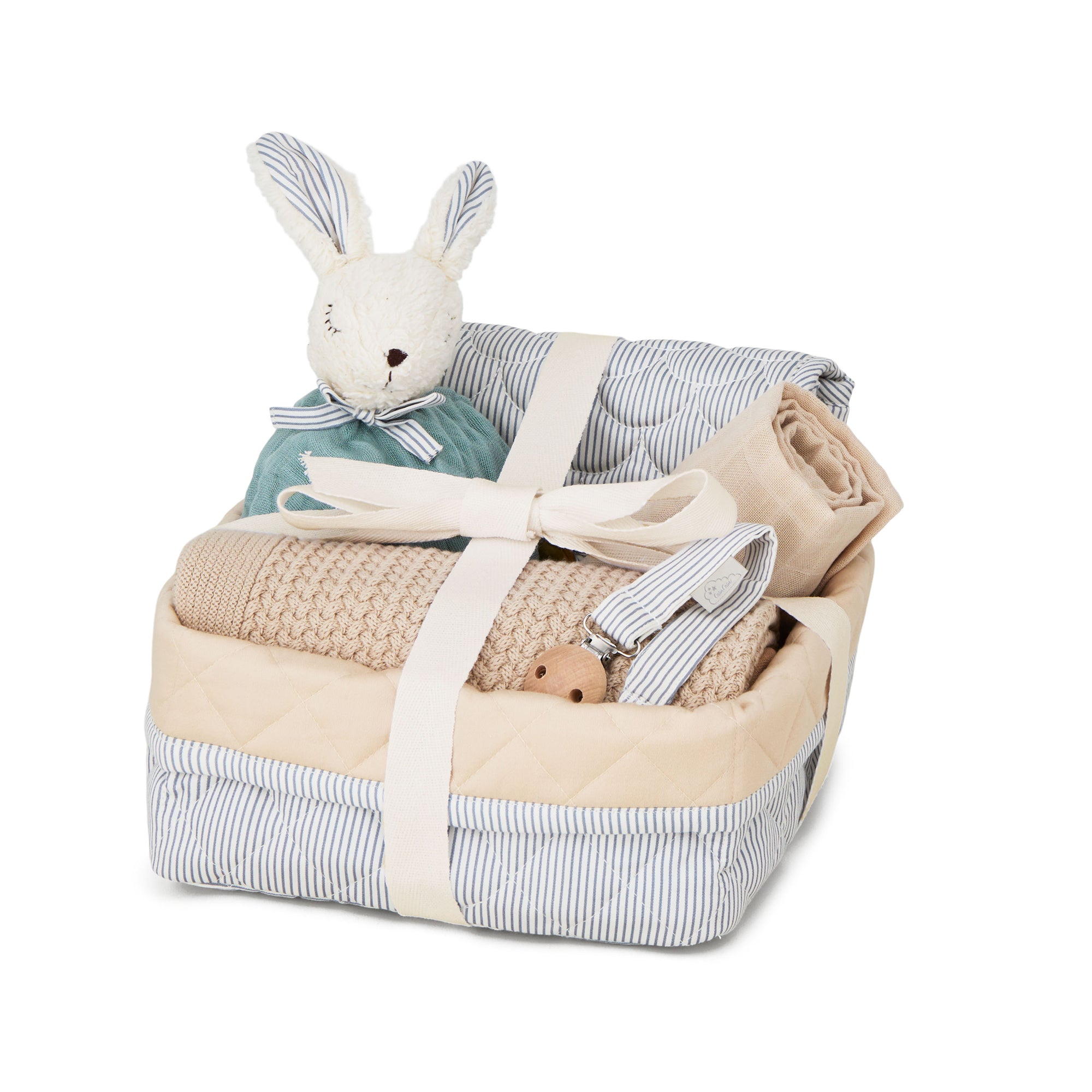 Cam Cam Copenhagen - Baby Shower Geschenkkorb, dreamland | classic stripes blue