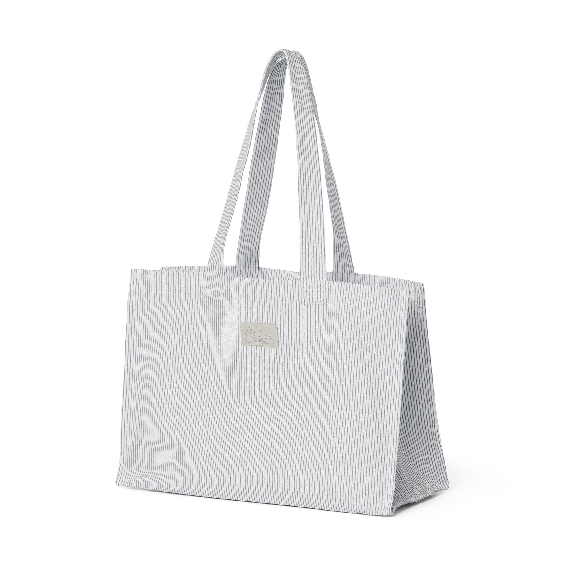 Cam Cam Copenhagen - Canvas Tote Bag | classic stripes blue