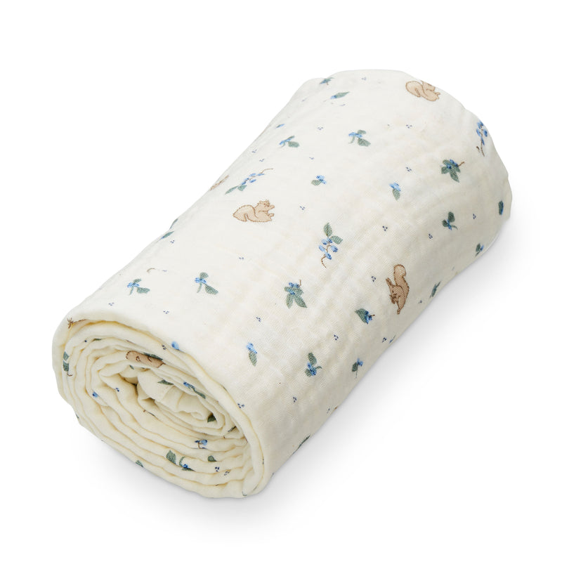 Cam Cam Copenhagen - Musselin Decke | blueberries