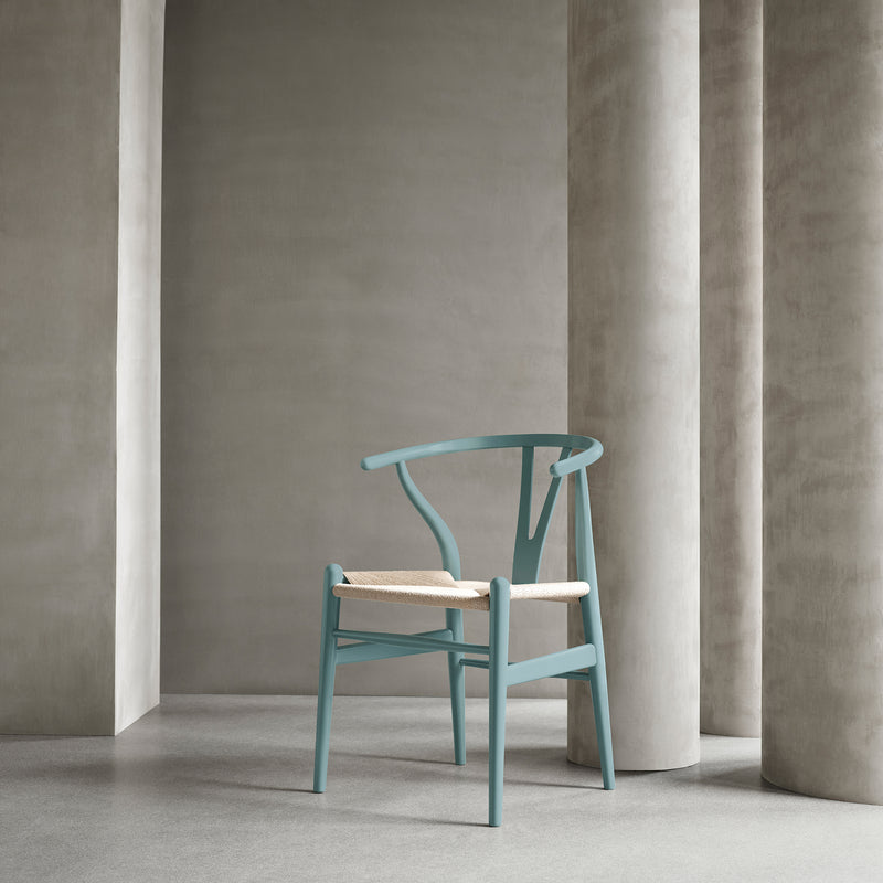 Carl Hansen - CH24 Wishbone Chair, schwarzes Geflecht