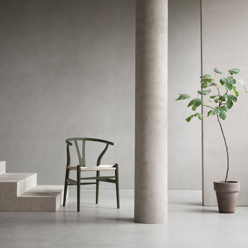 Carl Hansen - CH24 Wishbone Chair, schwarzes Geflecht