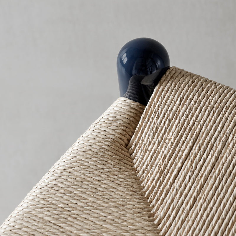 Carl Hansen - CH24 Wishbone Chair, schwarzes Geflecht