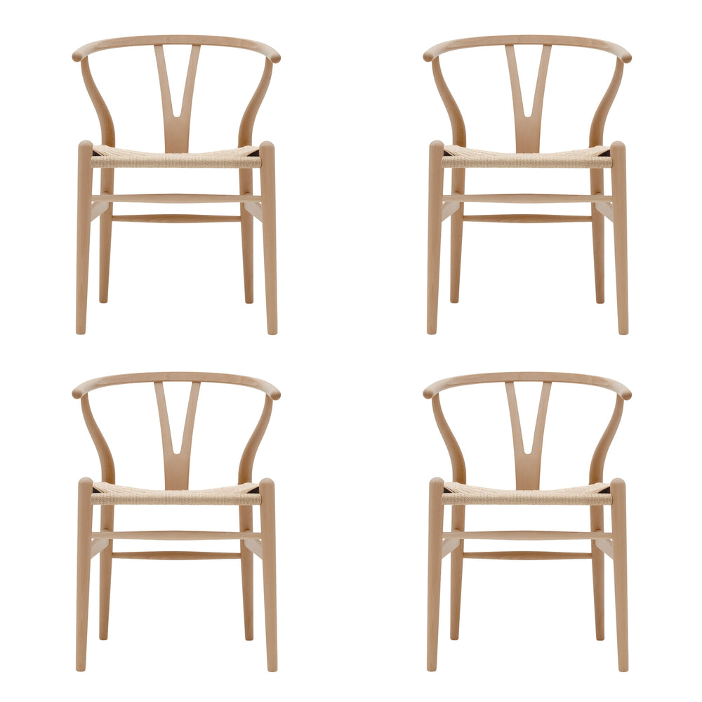 Carl Hansen - CH24 Wishbone Chair Set | 4er-Set / Buche geölt