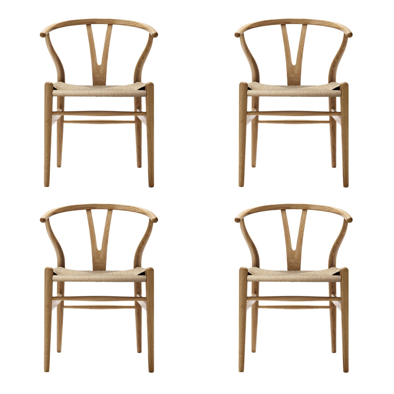 Carl Hansen - CH24 Wishbone Chair Set | 4er-Set / Eiche geölt