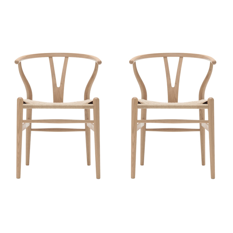 Carl Hansen - CH24 Wishbone Chair Set | 2er-Set / Eiche weiß geölt