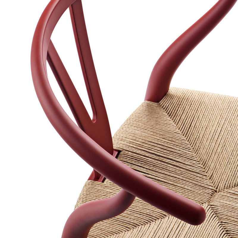 Carl Hansen - CH24 Wishbone Chair, schwarzes Geflecht