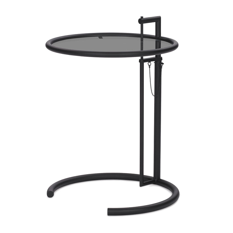 ClassiCon - Adjustable Table E 1027 | Parsolglas grau / schwarz