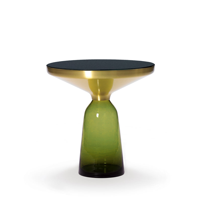 ClassiCon - Bell Beistelltisch | Messing / Messing/olivgrün