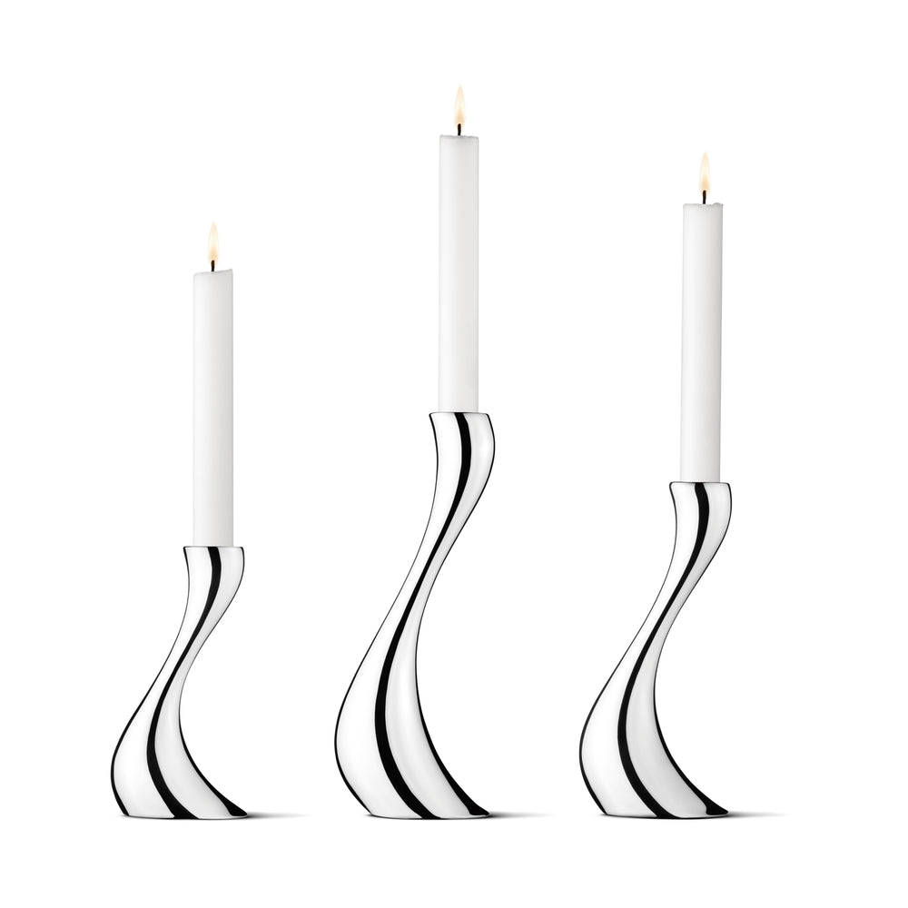 Georg Jensen - Cobra Kerzenleuchter | 3er-Set