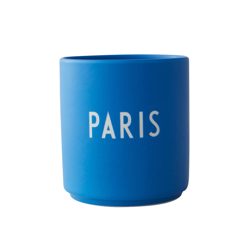 Design Letters - AJ Favourite Porzellan Becher | Paris / blau