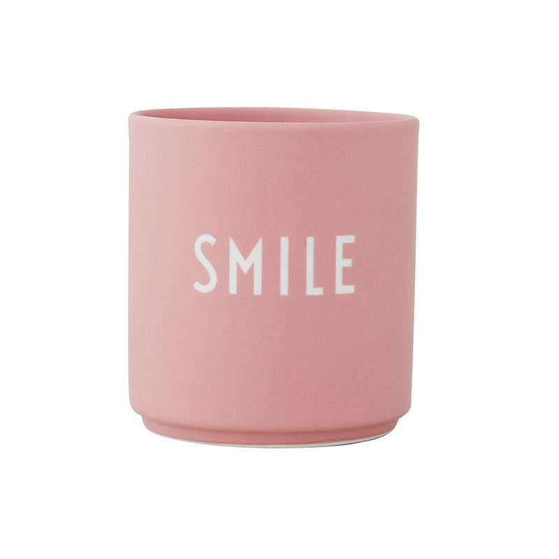 Design Letters - AJ Favourite Porzellan Becher | Smile / old rose