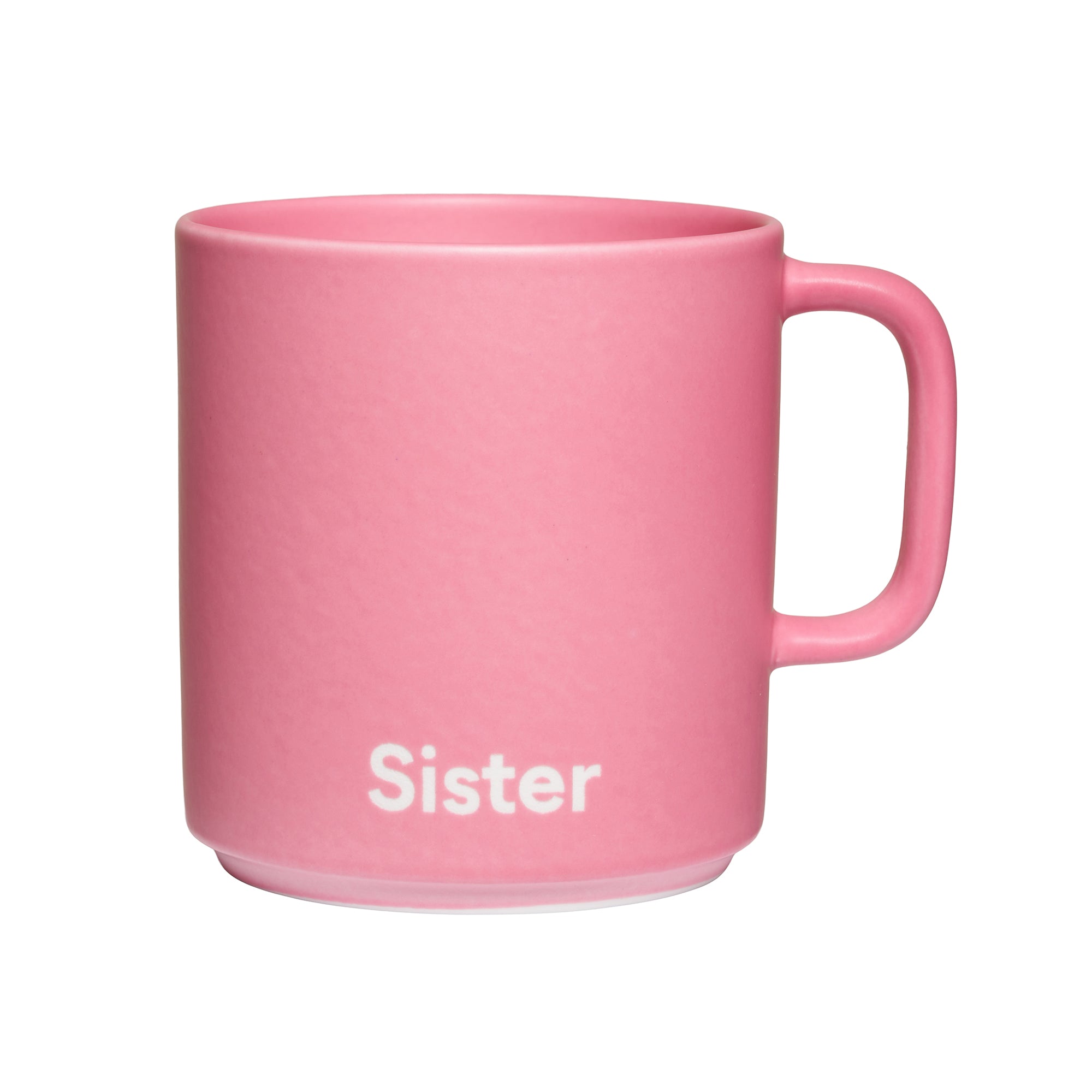 Design Letters - VIP Favourite Porzellan Becher mit Henkel | Sister