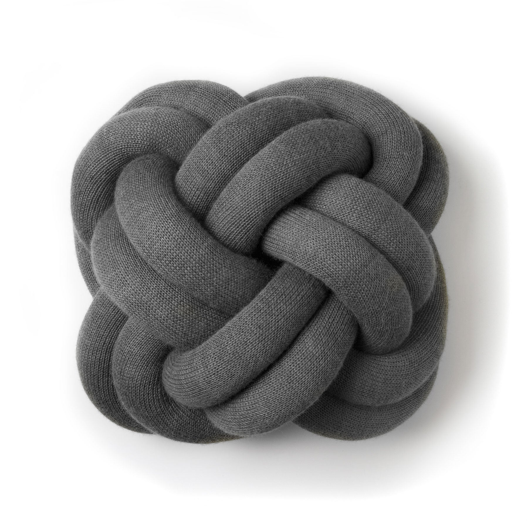 Design House Stockholm - Knot Kissen | dunkelgrau