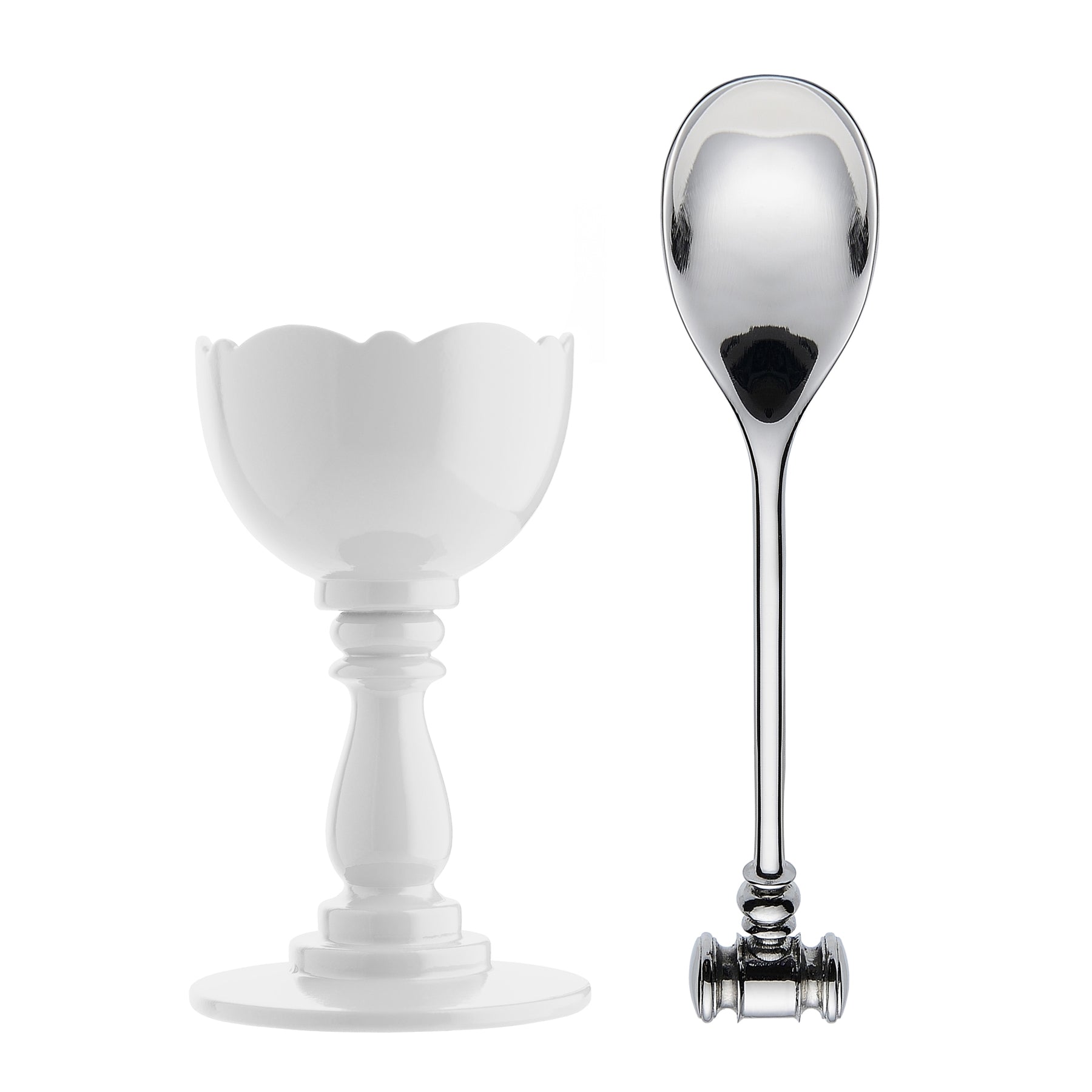 Alessi - Dressed Eierbecher mit Löffel | 