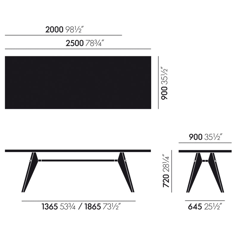 Vitra - EM Table Esstisch