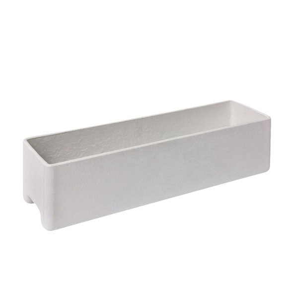 Eternit - Balconia Pflanzgefäß | 100 x 17 x 17 cm / weiß, 80 x 17 x 17 cm / weiß