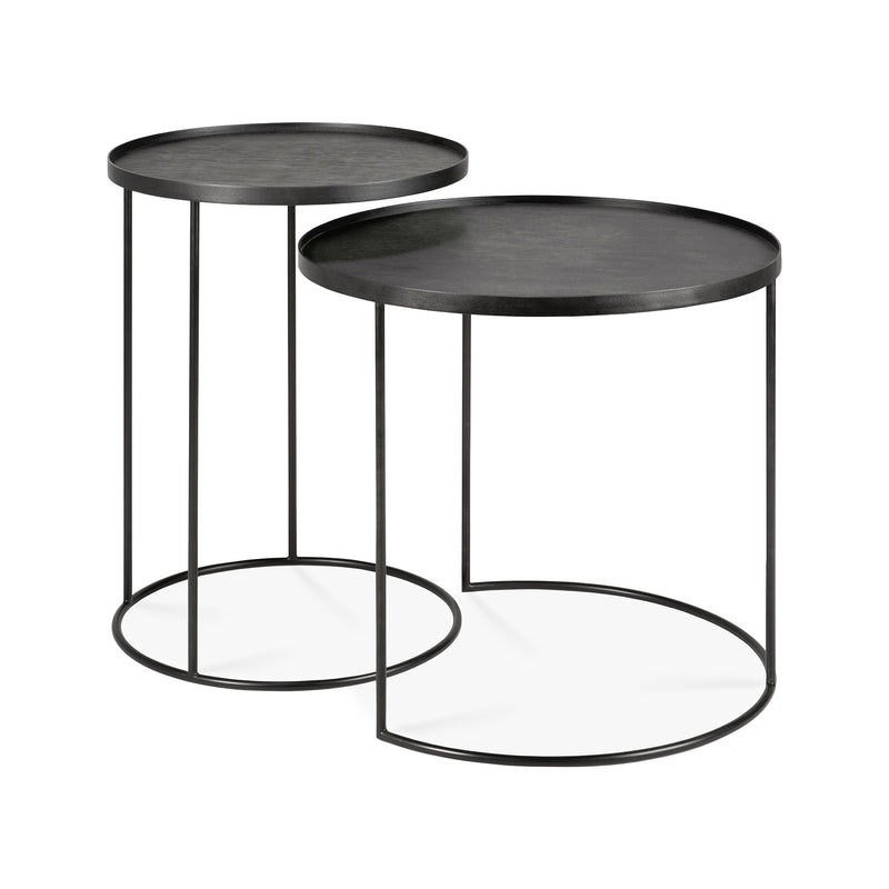 Ethnicraft - Beistelltisch ohne Tablett | Set S/L